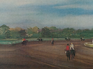 "Going To The Post- Saratoga" (SOLD)