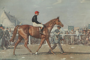 Sir Alfred Munnings "Humorist and Donoghue The Derby 1921" (SOLD)
