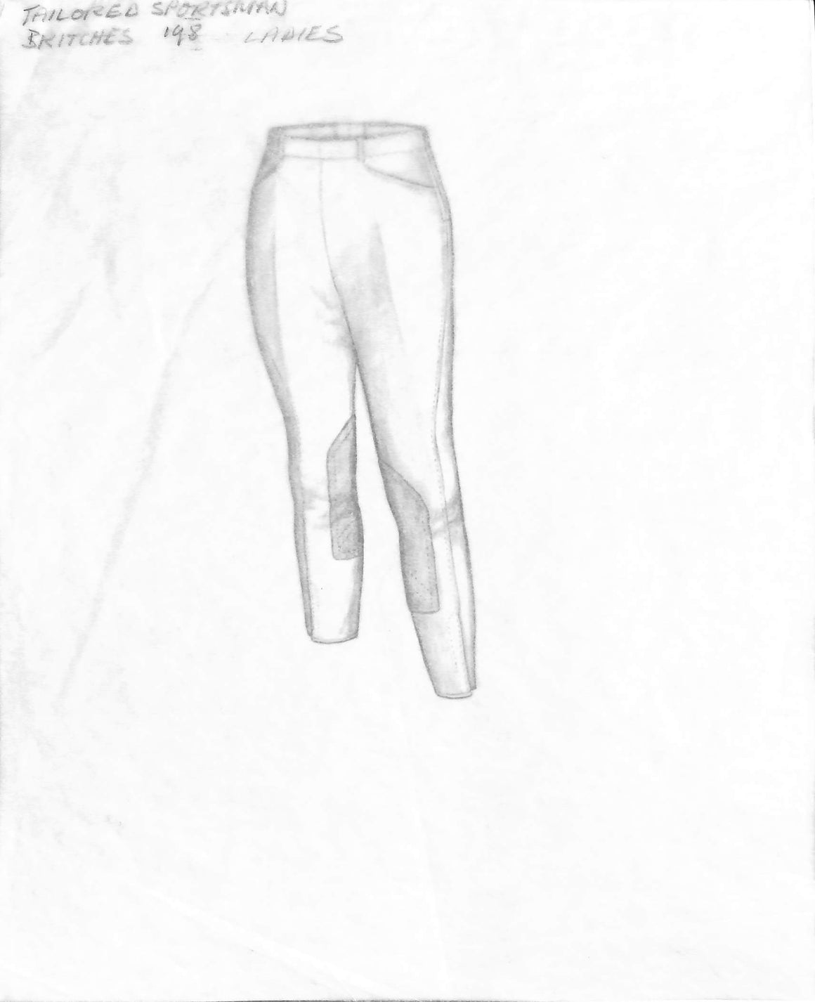 Tailored Sportsman Britches Graphite Drawing