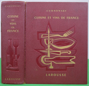 "Cuisine Et Vins De France" 1953 Curnonsky