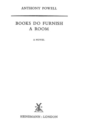 "Books Do Furnish A Room" 1971 POWELL, Anthony