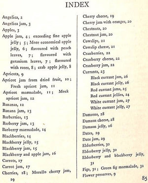 "The Complete Jam Cupboard" 1925 LEYEL, Mrs C.F.