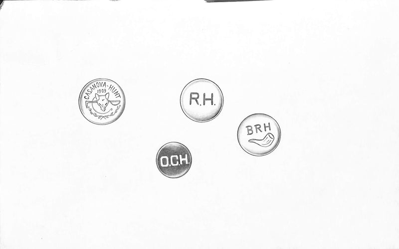 The Cary Collection: Fox Hunting - Buttons