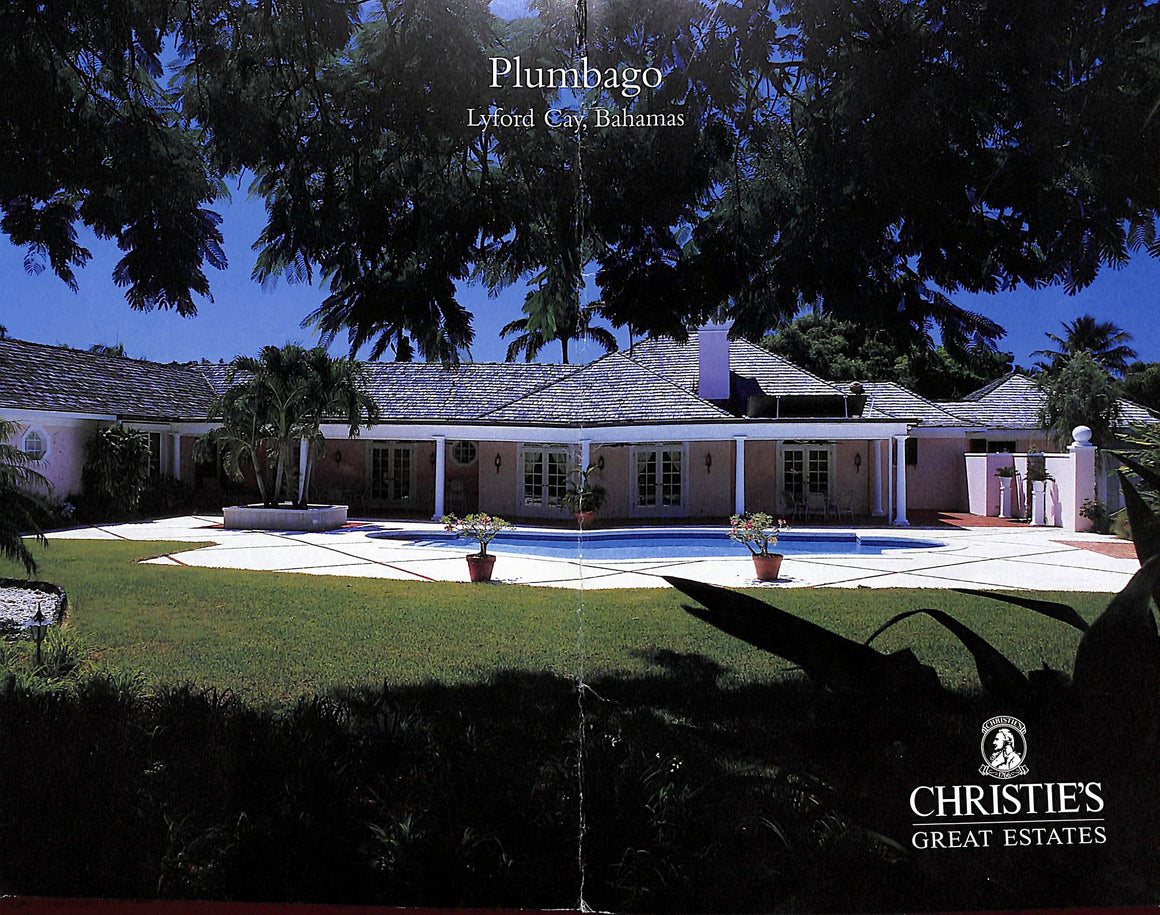 Christie's Great Estates: Plumbago - Lyford Cay, Bahamas Prospectus Card