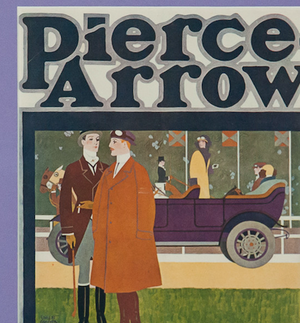 "Pierce Arrow At The Horse Show" 1911 FANCHER, Louis (SOLD)