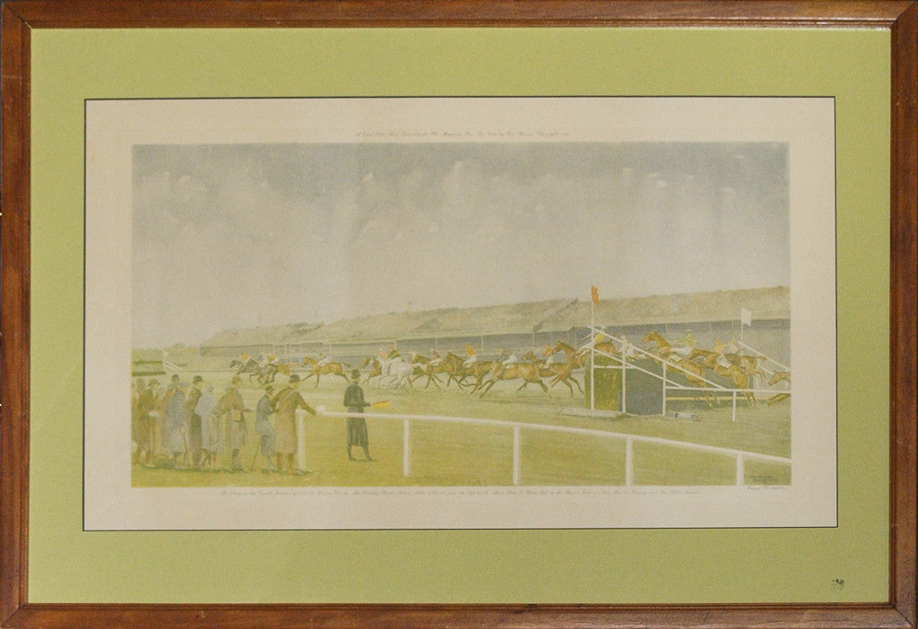 "The Chair In The Grand National Of 1934 At Aintree" (SOLD)