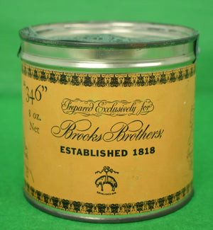 Brooks Brothers "346" Pipe Tobacco 8oz Tin Canister/ Tub (SOLD)