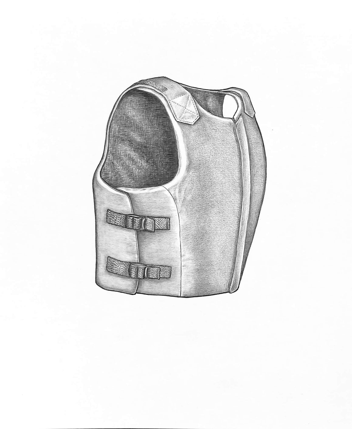 ASTM/ FEI Approved Safety Vest 1999 Graphite Drawing