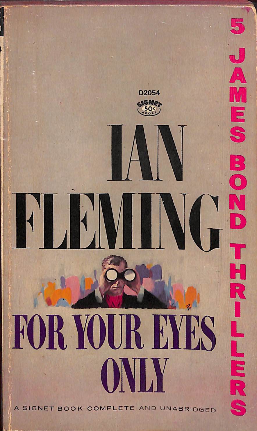 "For Your Eyes Only: Five Secret Exploits Of James Bond" 1960 FLEMING, Ian