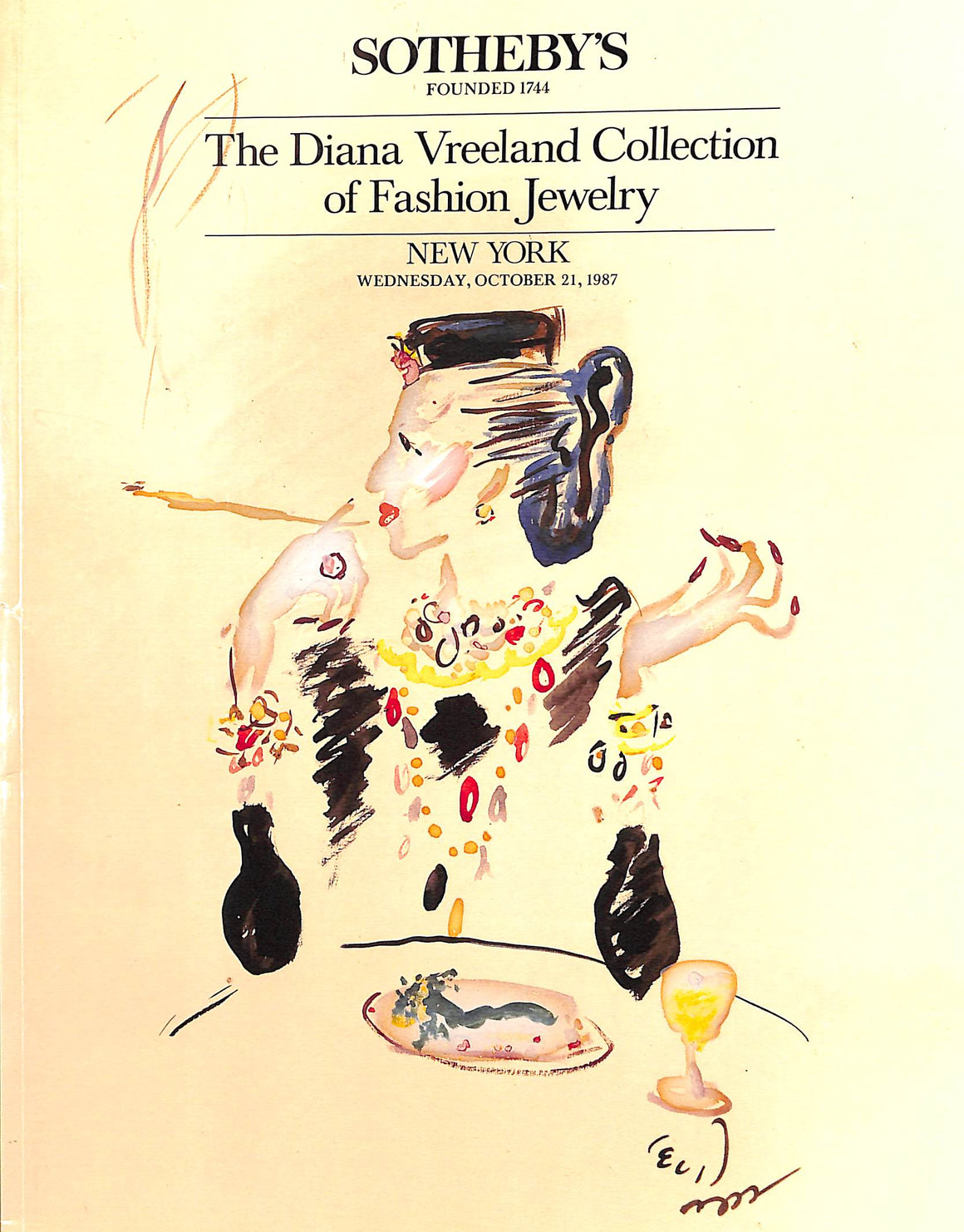 The Diana Vreeland Collection Of Fashion Jewelry 1987 Sotheby's New York