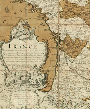 "Le France" c1870 Map (SOLD)