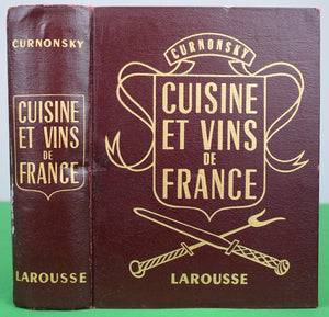 "Cuisine Et Vins De France" 1953 Curnonsky