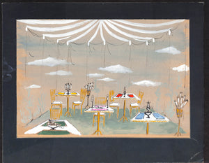Lanvin Paris Atelier Dining Room c1950s Artwork