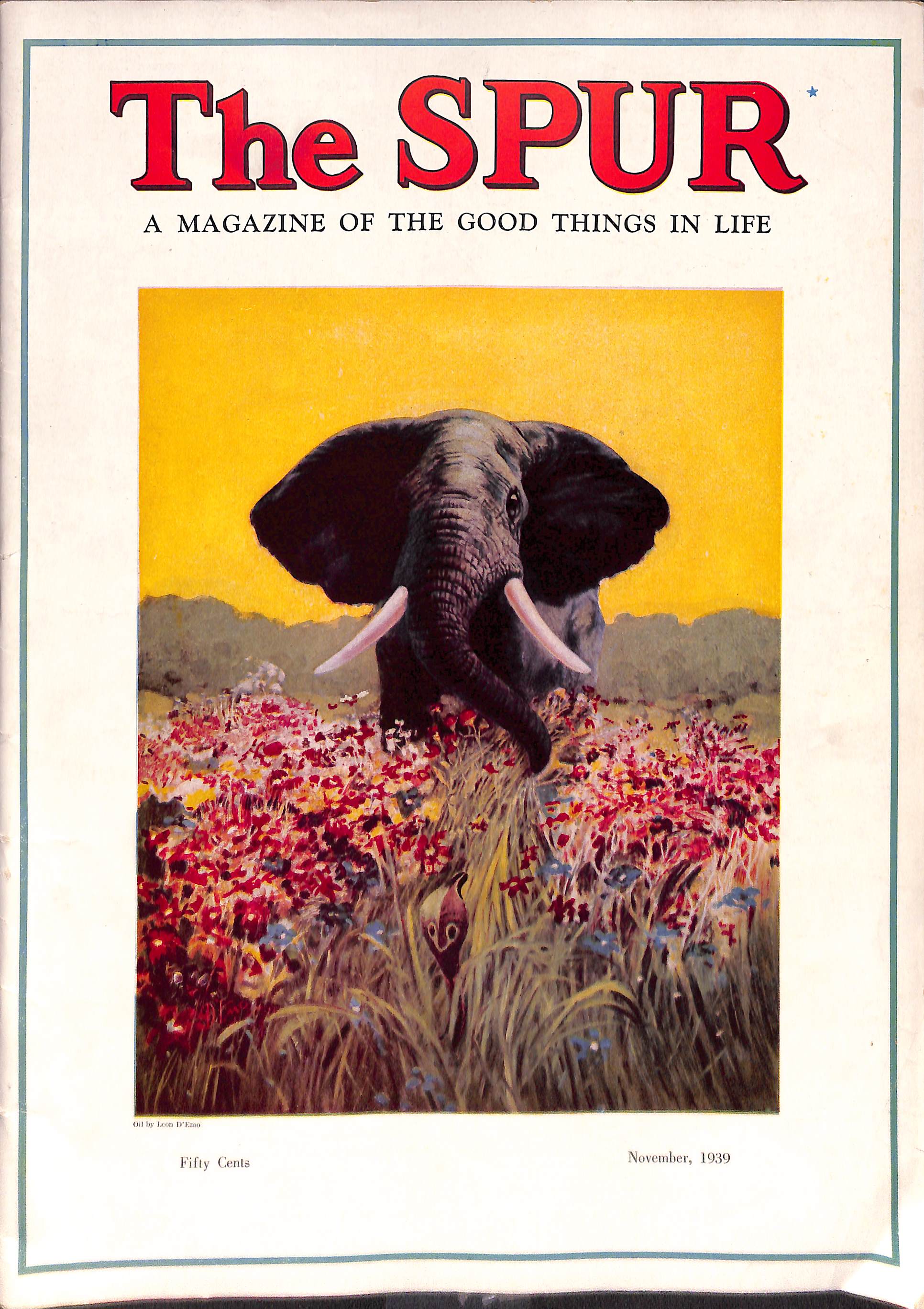 "The Spur: A Magazine Of The Good Things In Life" Nov 1939