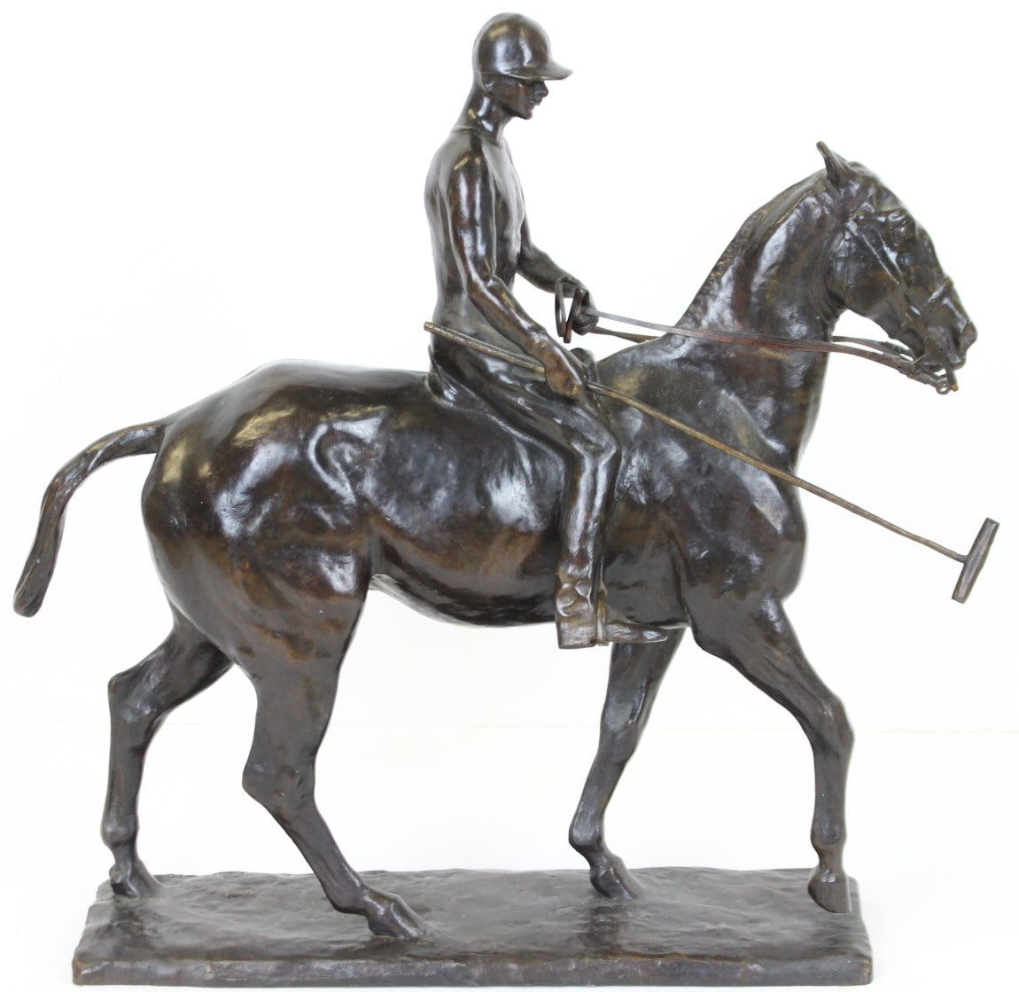 American Polo Player, John R. Fell on Pony (SOLD)