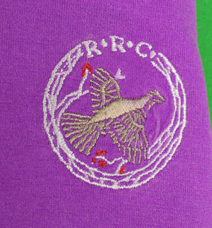 "Rolling Rock Club x Ralph Lauren Polo Golf Purple Shirt" Sz: XXL (SOLD)