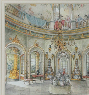 "Chinese Pavilion, Salon, Potsdam" (SOLD)