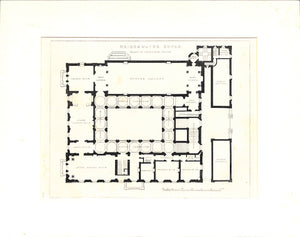 Bridgewater House Plan Of Principal Floor