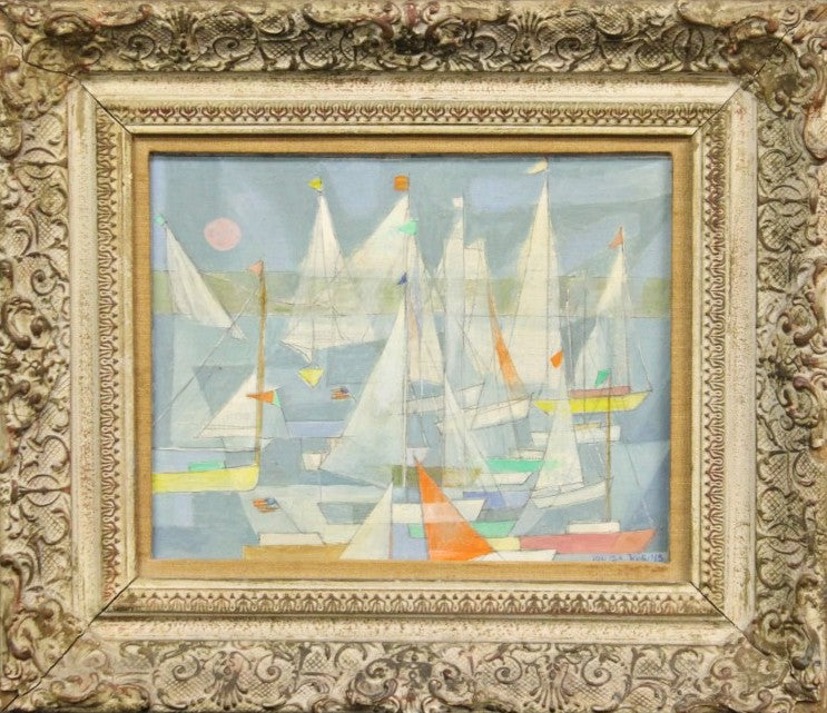 Pastel Flotilla by Louisa 'Winslow' Robins (SOLD)