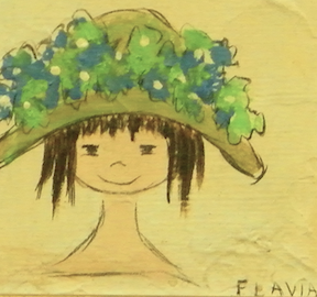Flower Girl by Flavia Marie Weedn (1929-2015)