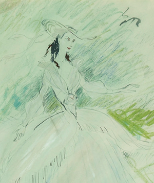 "Alicia Markova in Camille" by Cecil Beaton (SOLD)