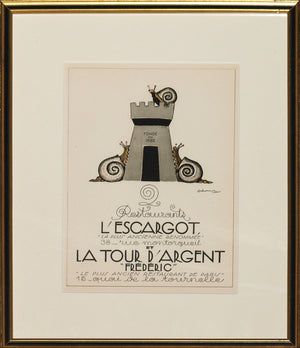 "L'Escargot et La Tour D'Argent Frederic" (SOLD)