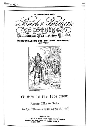 "Record Of Hunt Race Meetings In America Vol. I Races Of 1931" VISCHER, Peter [Editor, Polo]