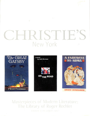"Masterpieces Of Modern Literature: The Library Of Roger Rechler" 2002 Christie's New York