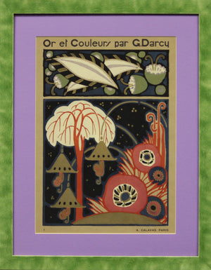 "Or Et Couleurs" 1925 par Georges Darcy (SOLD)