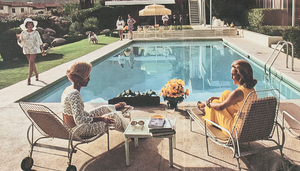 "Palm Springs Pool Scene" (SOLD)
