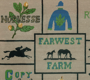 "Farwest Farm Needlepoint Panel" (SOLD)