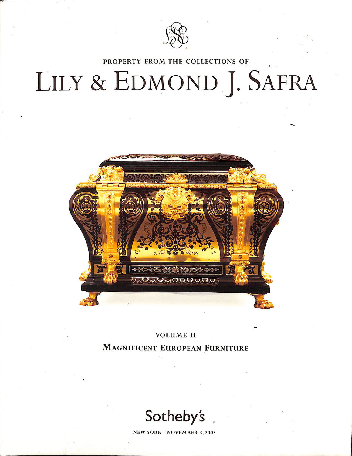 Property From The Collections Of Lily & Edmond J. Safra Volume II 2005 Sotheby's New York