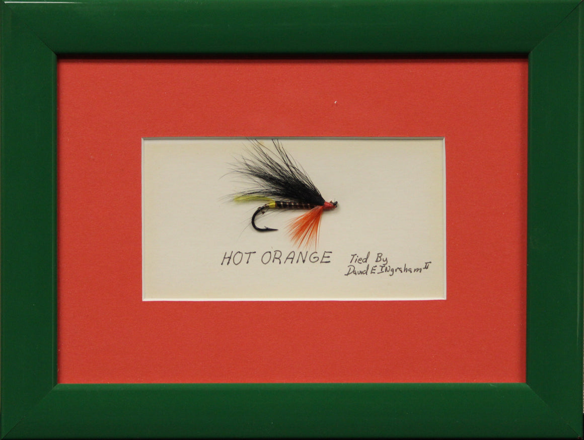 "Hot Orange Trout Fly" (SOLD)
