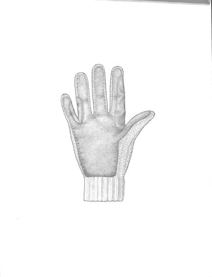 SSG Hunt Glove Graphite Drawing