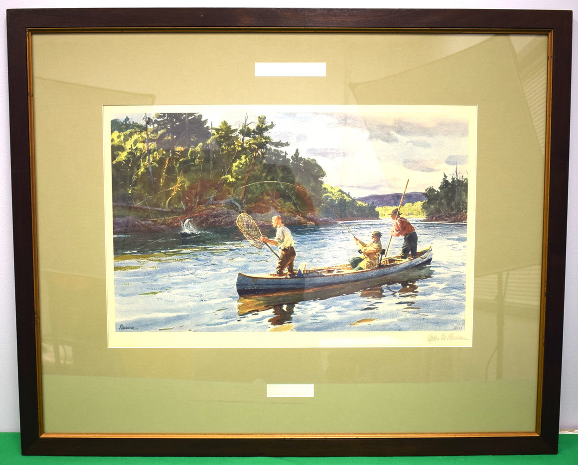 "Atlantic Salmon Fishing" by Ogden M Pleissner