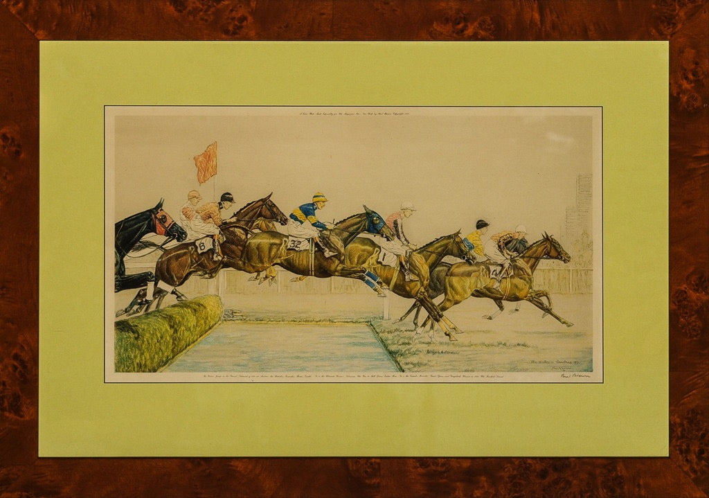 "The Water Jump In The Grand National Aintree 1931" (SOLD)