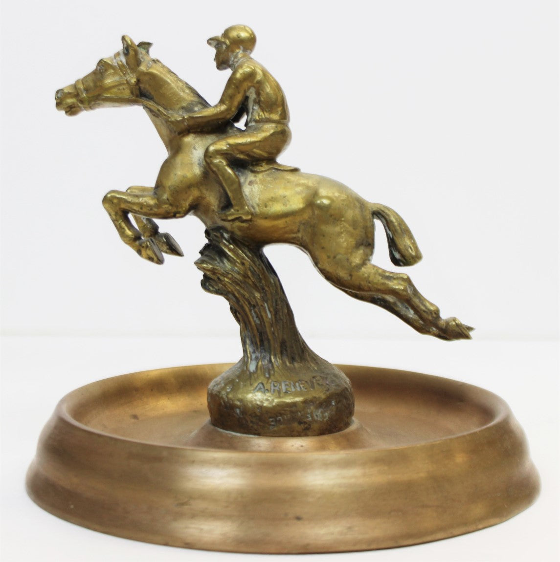 "Bronze Steeplechase c1920 Car Mascot" by A Renevey Made in France