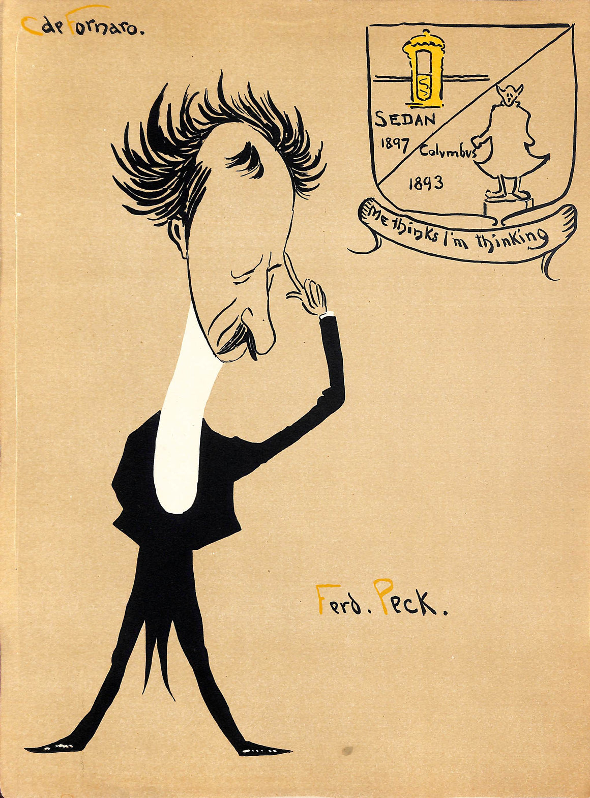 Ferd Peck by Carlo de Fornaro