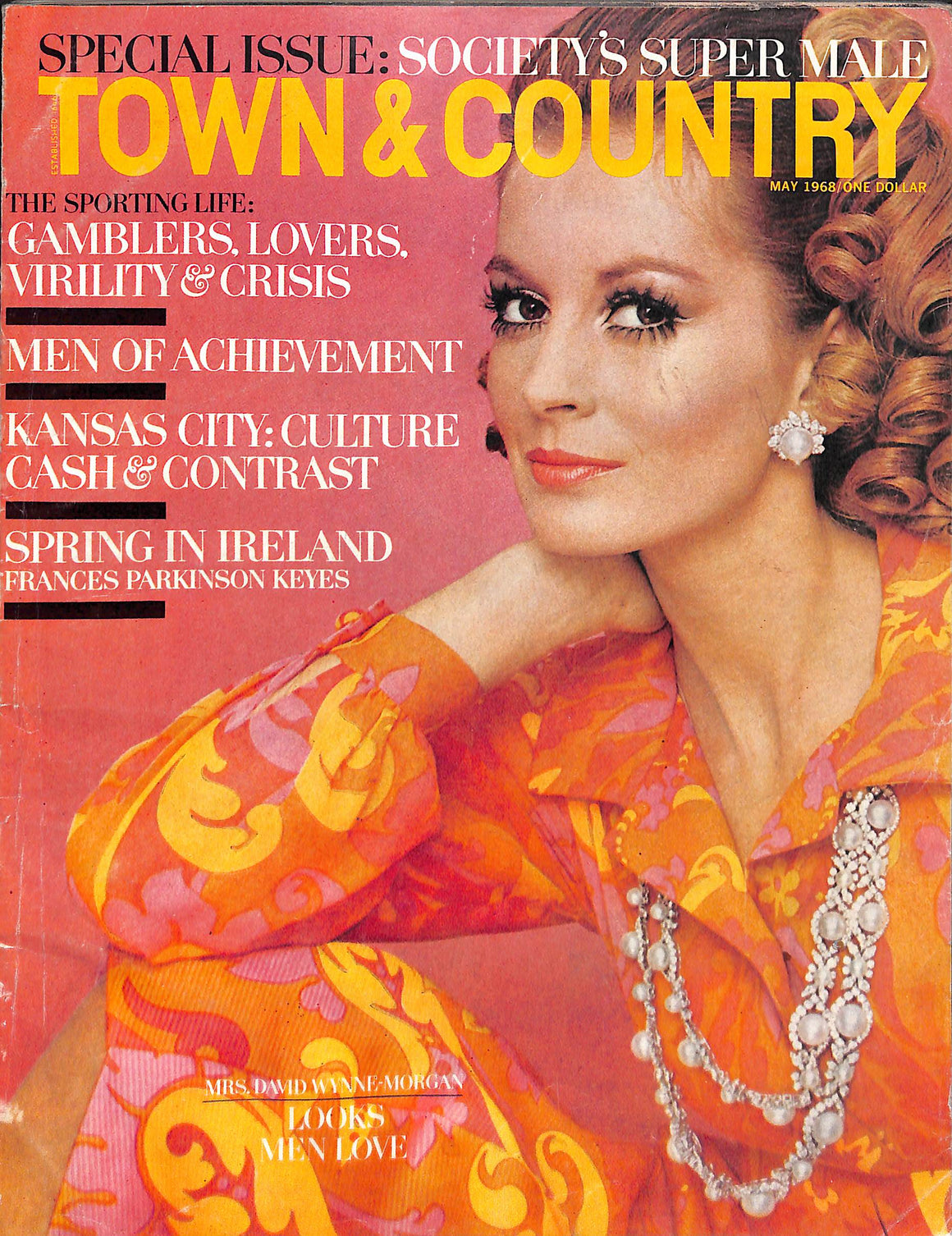 Town & Country Special Issue: Society's Super Male May 1968
