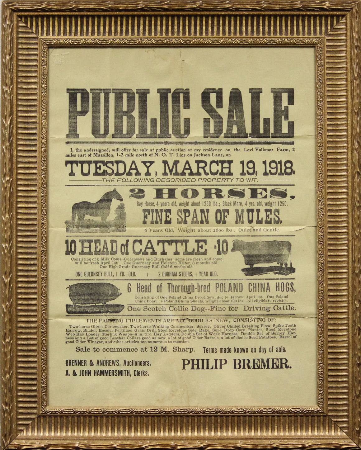 "Public Sale" (SOLD)