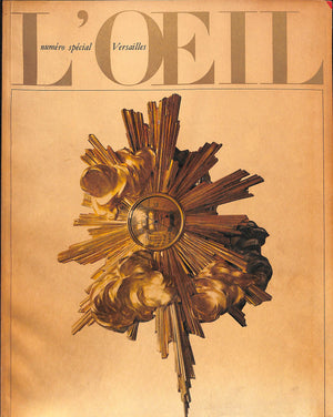 L'ŒIL Revue D'Art Numero Special Versailles 141, Septembre 1966