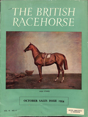 The British Racehorse: October Sales Issue 1954