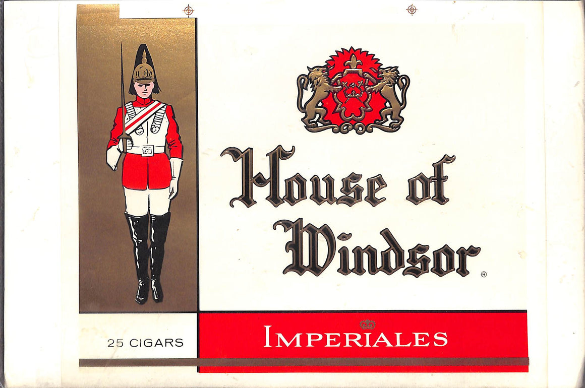 "House Of Windsor: Imperiales - 25 Cigars" (Box Label Only)