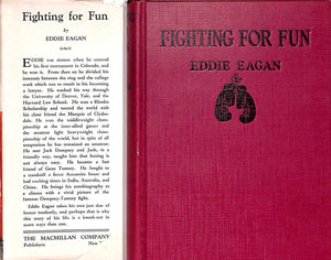 "Fighting For Fun: The Scrap Book Of Eddie Eagan" 1944 EAGAN, Eddie