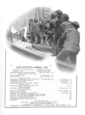 "Yachting Magazine Vol. I" Jan-June 1907