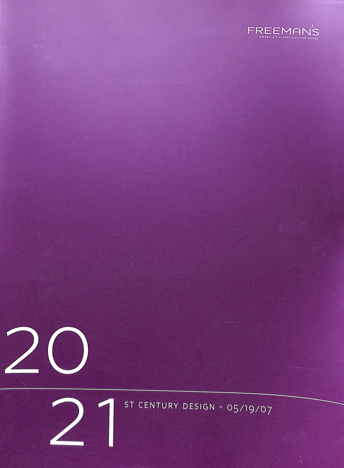 Freeman's 20/21st Century Design 2007