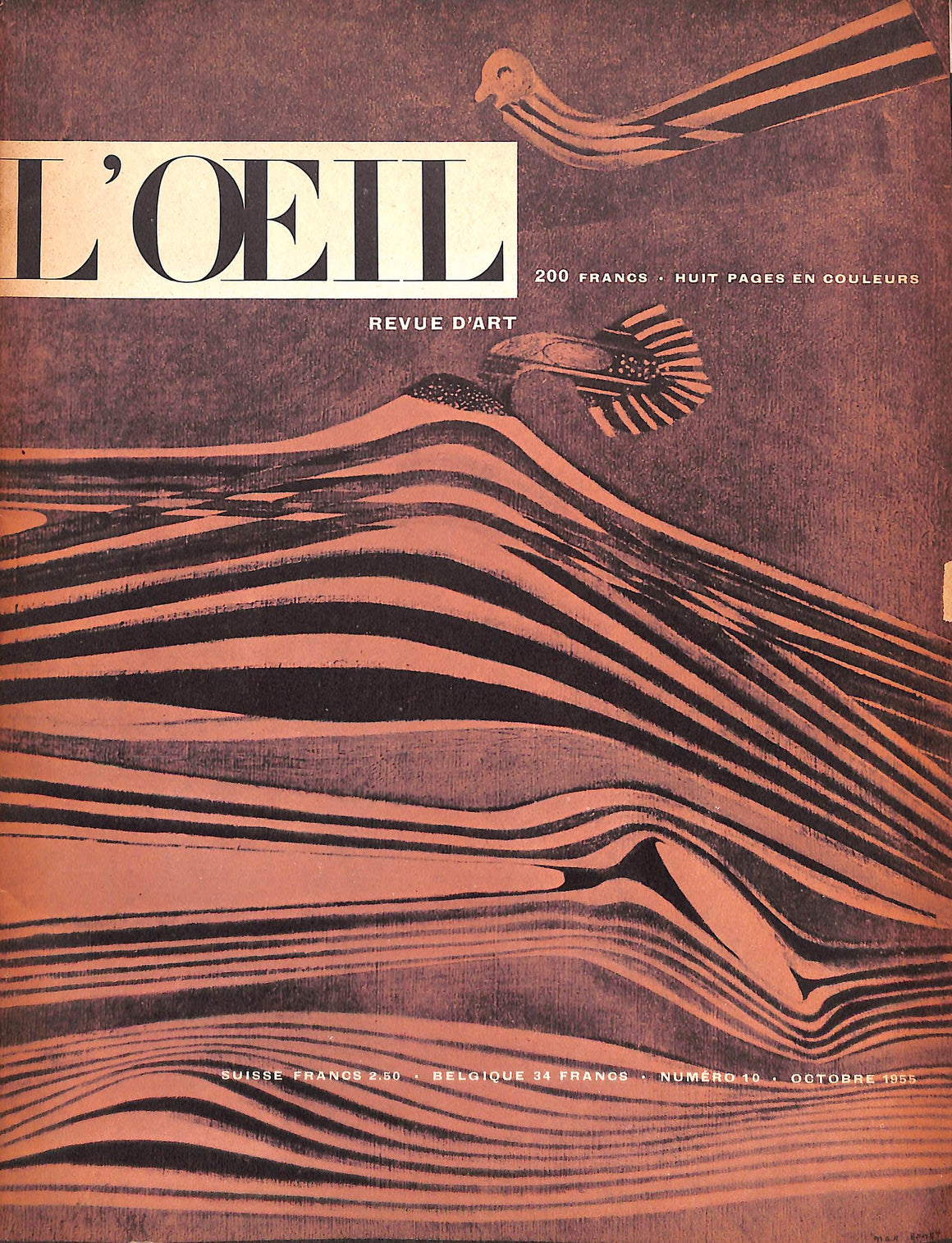 L'ŒIL Revue D'Art Numero 10, Octobre 1955
