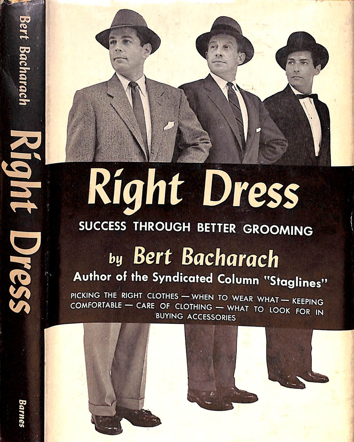 "Right Dress; Success Through Better Grooming" 1955 BACHARACH, Bert