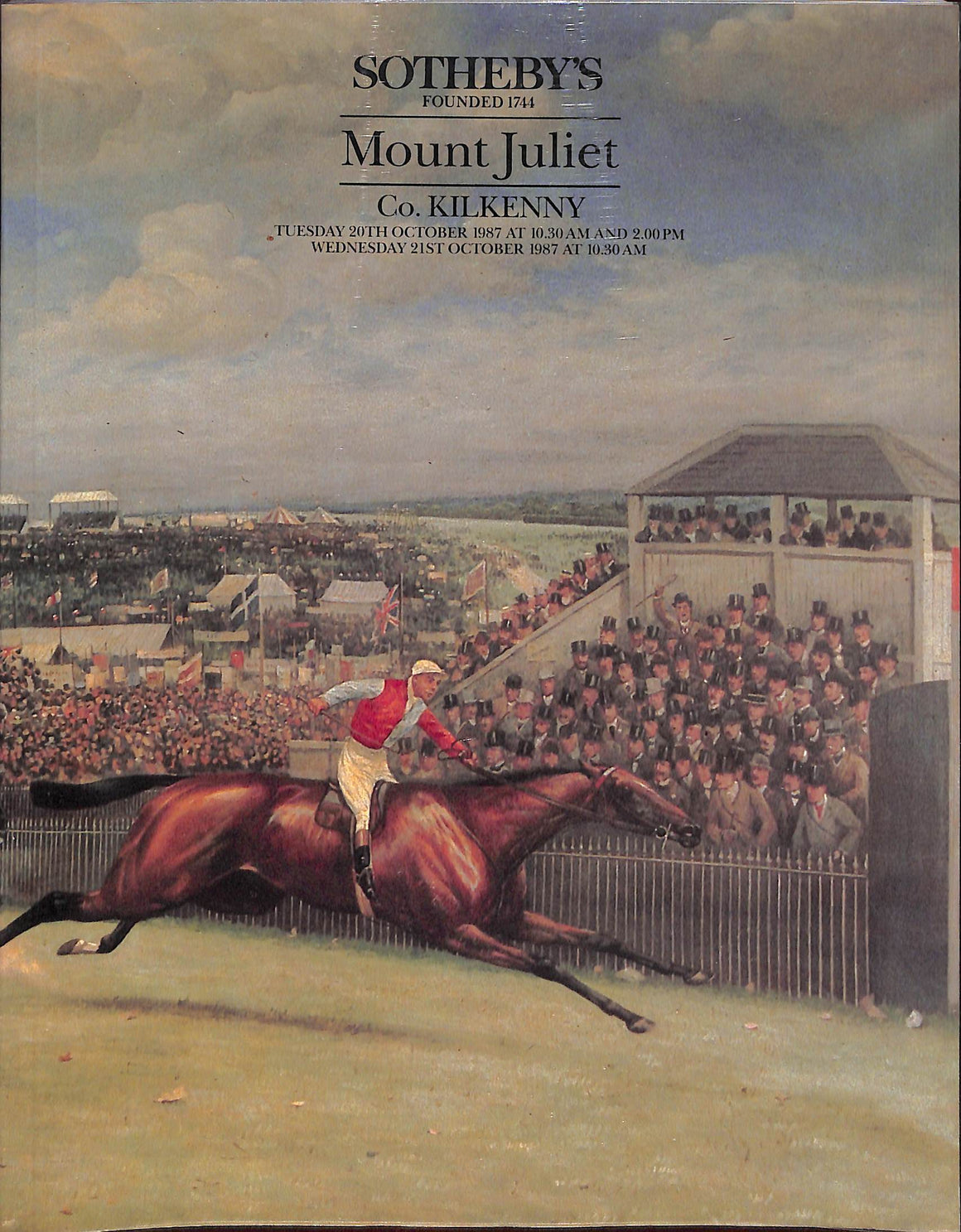 Mount Juliet: Co. Kilkenny - October 20 & 21, 1987 Sotheby's Dublin