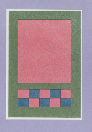 Geometric Blocks by Fairfield Gordon Coogan (b.1925-) of York, ME